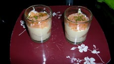 Verrines saumon fumé et mascarpone citronnée