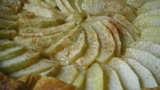 Tarte aux pommes épicées