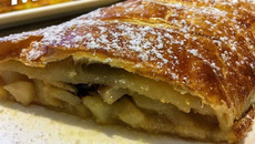 Strudel aux poires fondantes et au chocolat