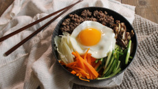 Bibimbap au bœuf haché