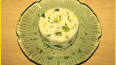 Risotto aux poireaux et chèvre frais