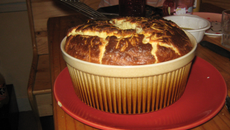 Soufflé au trois fromages