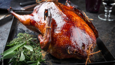 Poularde farcie au foie gras