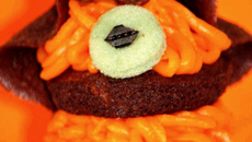 Muffins aux petits vers oranges