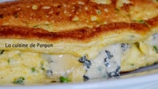 Omelette aérienne à la ciboulette