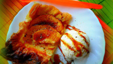 Tarte aux pommes au miel