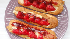 Eclairs à la fraise