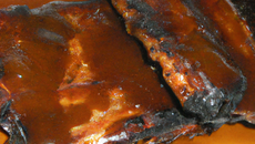 Travers sauce barbecue