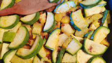 Courgettes au kiri