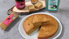 Fondant aux amandes et caramel au beurre salé