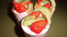 Verrines façon Charlotte à la fraise