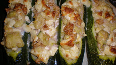 Courgettes 'Kolokithia gemista'