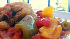 Poulet tricolore & pesto rouge