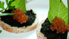 Duo de caviars marin et végétal