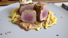 Filet mignon de porc à la leffe