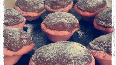 Muffins micro ondes aux biscuits roses de Reims
