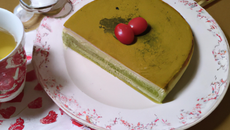 Cake au thé vert Matcha