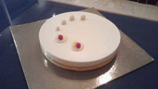 Gâteau chocolat blanc et citron