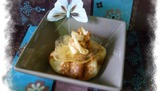 Crêpes en aumônières à la pomme