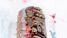 Bûche chocolat au lait