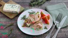 Poulet grillé au bleu d'Auvergne