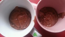 Mug cakes au Nutella
