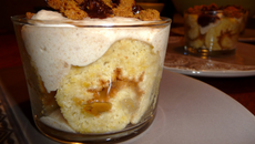 Gâteau roulé et sa mousse caramel spéculoos