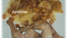 Couscous sucré au poulet