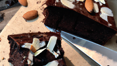 Gâteau chocolat et amandes