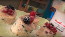 Nougat glacé au miel et fruits secs