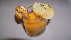 Espuma de homard et langoustines