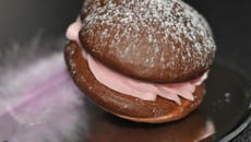 Whoopies au chocolat/fraise bonbon