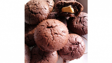 Muffin chocolat au cœur de chocolat blanc