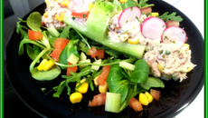 Barquette de crudités (salade)