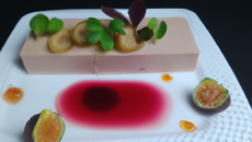 Terrine de foie gras aux litchis