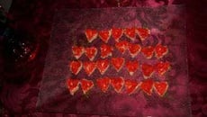 Petits cœurs aux œufs de lump