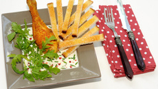 Poulet-frites revisité ou 'Poulet-serviette'