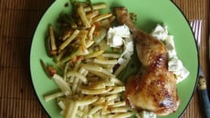 Cuisses de poulet mielées au chèvre