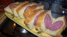 Saucisson brioché lyonnais de ma maman