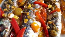 Sardines aux poivrons