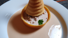 Cône à la mousse de foie gras