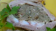 Poitrine de veau farci aux cèpes