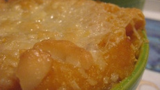 Courge butternut en béchamel gratinée