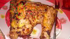 Cuisse de dinde rôtie au four