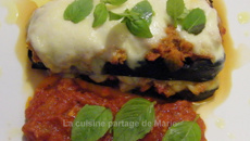 Mille feuilles d'aubergine au thon Saupiquet
