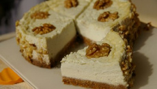 Cheesecake au Roquefort et sauce caramel au Banyuls