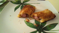 Feuilleté de hot dog express