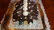 La maison sous la neige facile