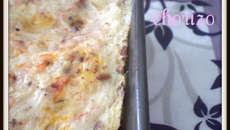 Œufs cocotte dinde, surimi & chorizo