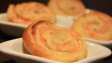 Roulés de saumon et tartare